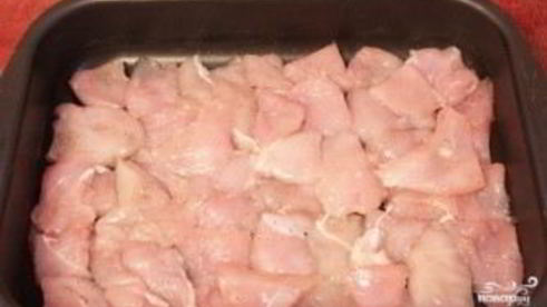 цветная капуста с куриным филе