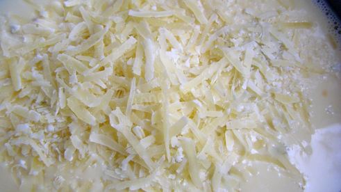 цветная капуста с яйцом и сыром