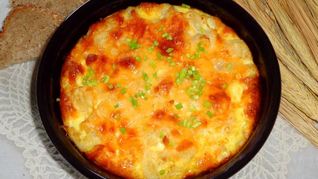 Цветная капуста в духовке с яйцом