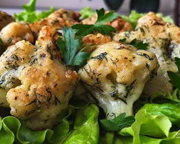 Цветная капуста в нежном кляре