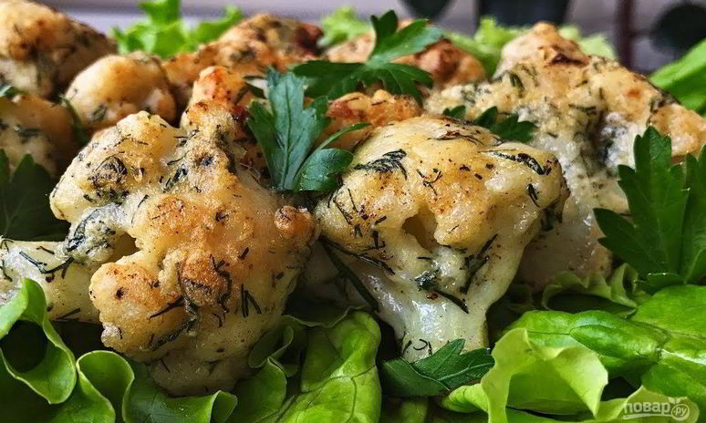 Рецепт цветной капусты в нежном кляре