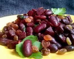 Тушеная фасоль