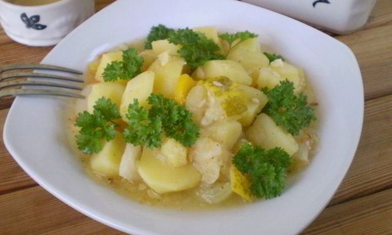 Рецепт тушеных овощей кусочками