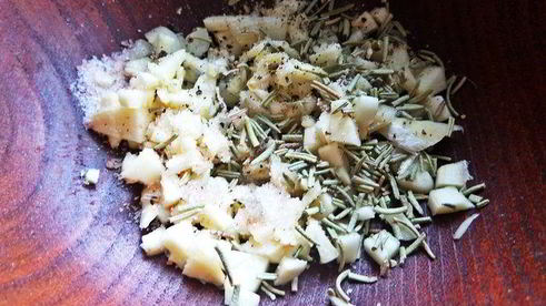 тыква, запеченная с беконом