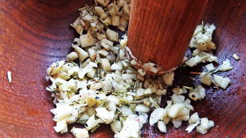 тыква, запеченная с беконом