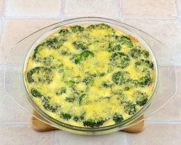 Запеченная брокколи со сливками