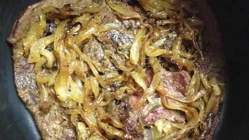 говяжья печень в сметане