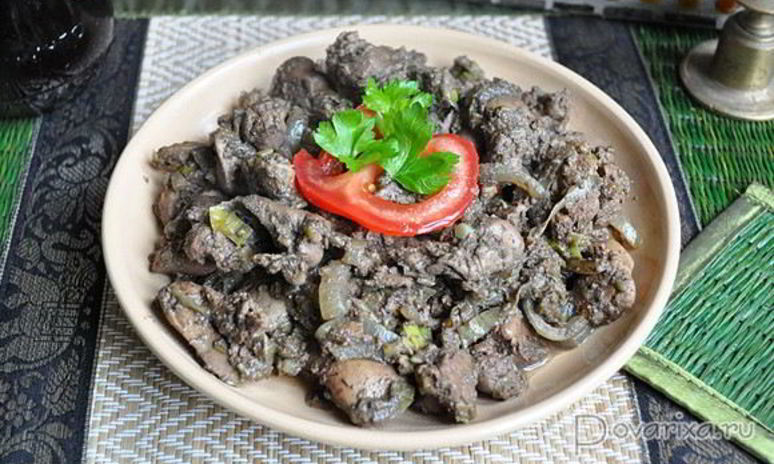 Рецепт куриной печени карри