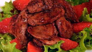 Куриная печень по-анжуйски