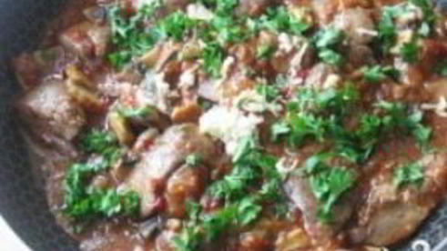 куриная печень по-французски