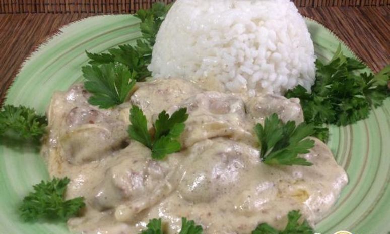 Рецепт куриной печени в соусе морней