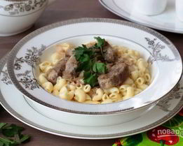 Печень баранья в сметане