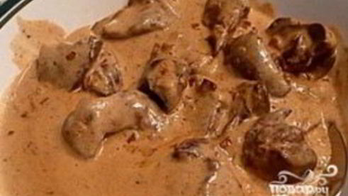 печень куриная по-французски