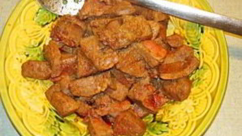 печень по-деревенски