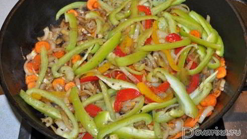 печень со сладким перцем