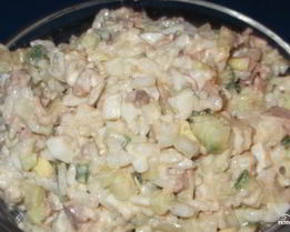 Печень трески с рисом