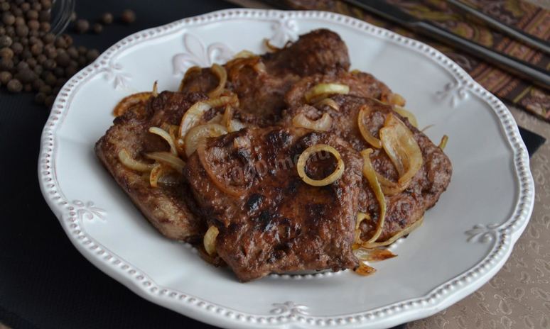 Рецепт печени в муке