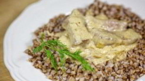 печенка с подливкой