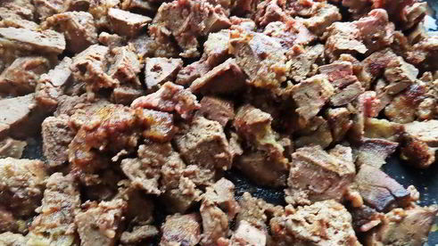 печенка в рыжей шубке