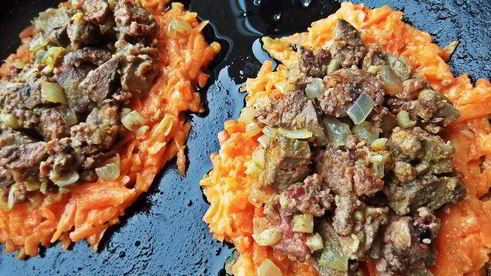 печенка в рыжей шубке