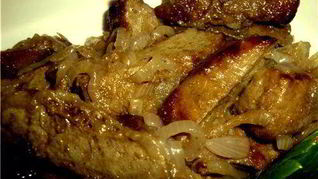 Сочная говяжья печенка