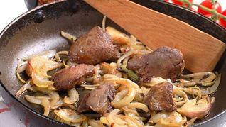 Жареная гусиная печень