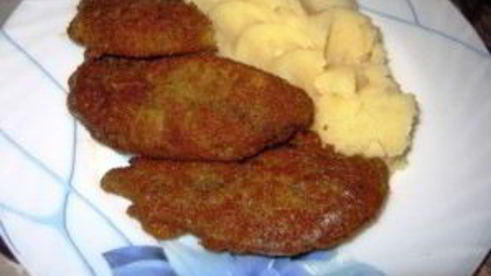 жареная печень дикой козы