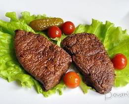 Жареная печень, маринованная в соевом соусе