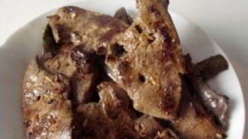 жареная телячья печень