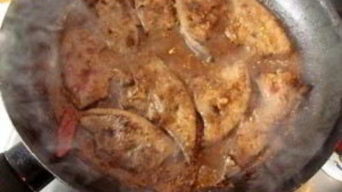 жареная телячья печень