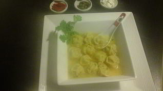 Пельмени из курицы и говядины