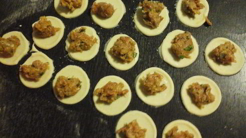 пельмени из курицы и говядины