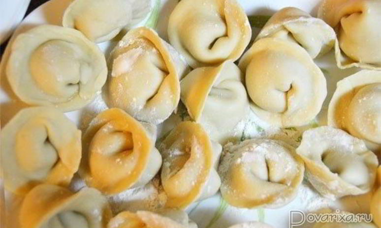 Рецепт пельменей московских