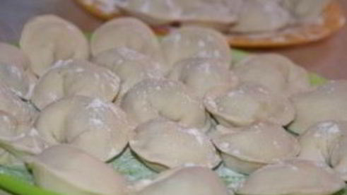 пельмени с грибами