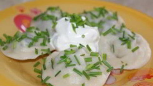 пельмени с грибами