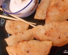 Пельмени во фритюре