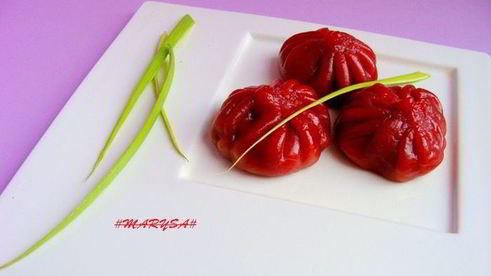 постные цветные хинкали к 8 марта