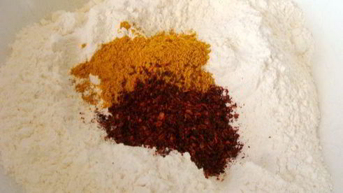 постные цветные хинкали к 8 марта