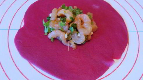 постные цветные хинкали к 8 марта