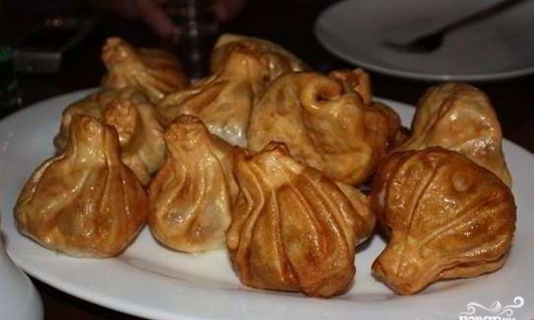 Рецепт жареных хинкали