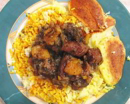 Азербайджанский плов с бараниной