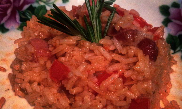 Рецепт джамбалайя с ветчиной и беконом