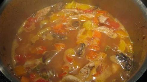 куриная паэлья