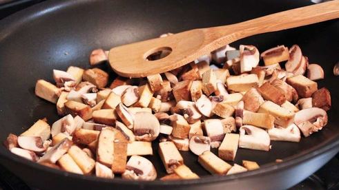 овощная паэлья с грибами