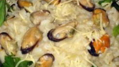 паэлья с мидиями