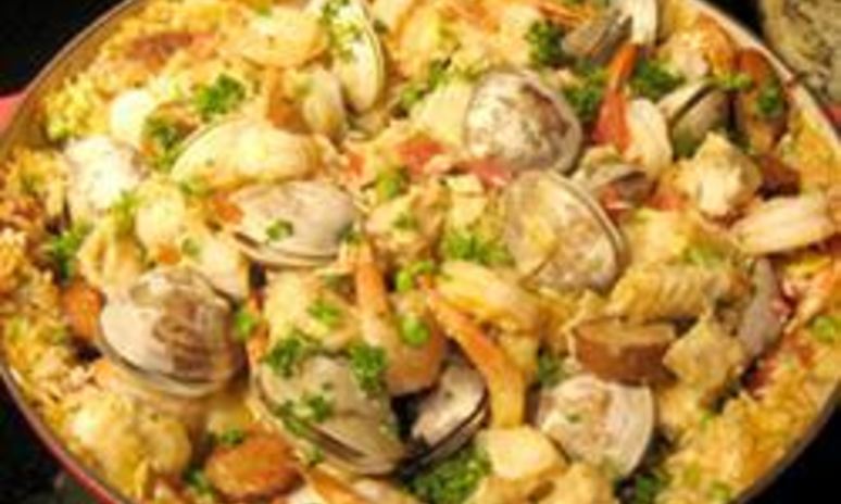 Рецепт паэльи с морепродуктами в духовке