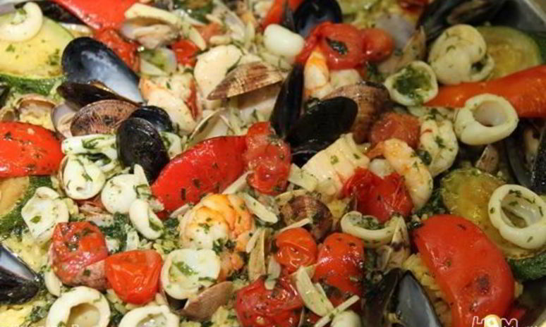 Рецепт паэльи с морепродуктами