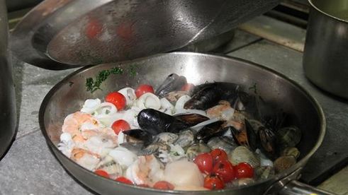 паэлья с морепродуктами