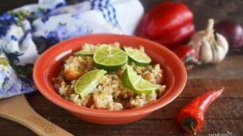 паэлья с цыпленком и чорризо