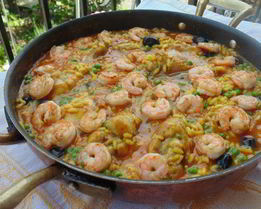 Паэлья в стиле Море и Земля